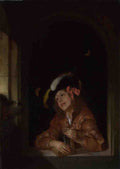 Adriaen van der Werff A Boy with a Mousetrap A4 Photo Print
