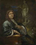 Adriaen van der Werff Portrait of a Man in a Quilted Gown A4 Photo Print
