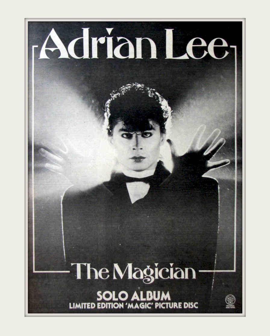 Adrian Lee Magician Vintage Retro Advert Poster A4 Photo Print