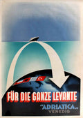 Adriatica Venezia Naval Vintage Retro Advert Poster A4 Photo Print