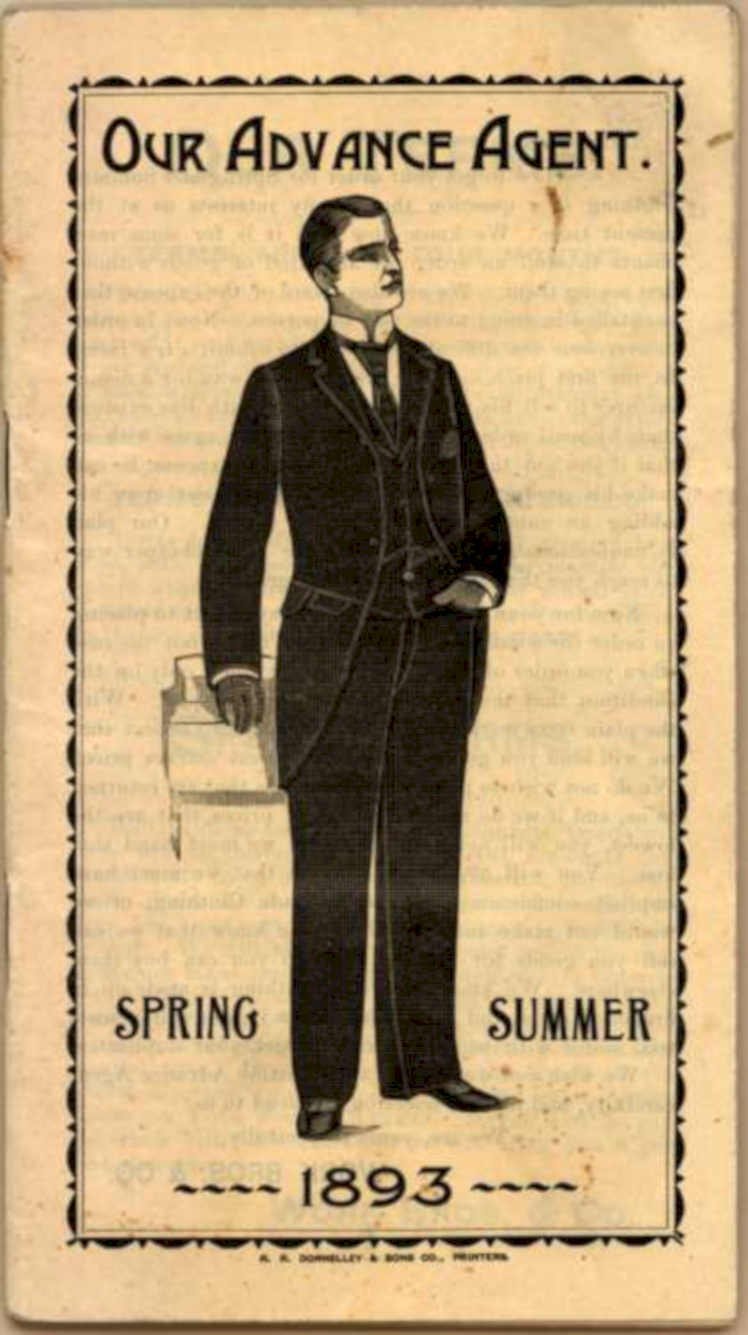 Advance Agent 1893 Vintage Retro Advert Ads A4 Photo Print