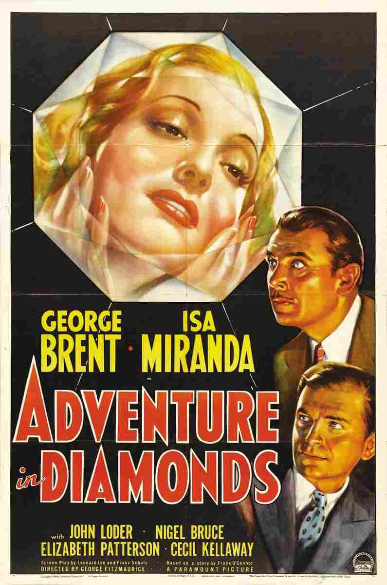 Adventure in Diamonds 01 film star poster A4 Photo Print