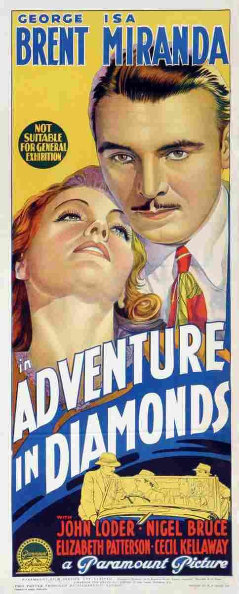 Adventure in Diamonds 02 film star poster A4 Photo Print