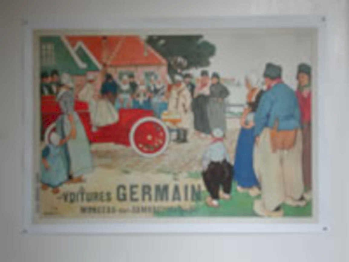Adventures Germain Car Vintage Retro Advert Poster A4 Photo Print