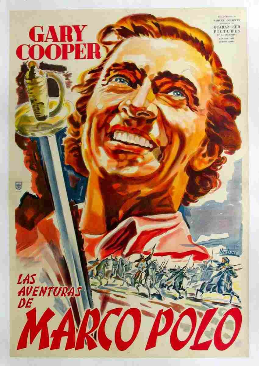Adventures of Marco Polo The 05 film star poster A4 Photo Print