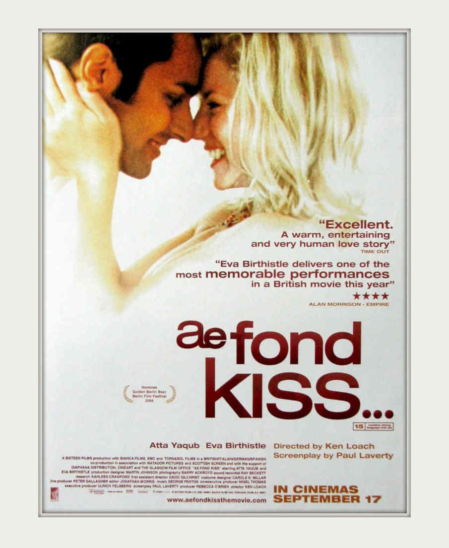 Ae Fond Kiss Vintage Retro Advert Poster A4 Photo Print