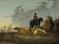 Aelbert Cuyp Peasants and Cattle by the River Merwede A4 Photo Print