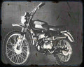 Aemacchi Rc 125 A4 Photo Print Motorbike Vintage Aged