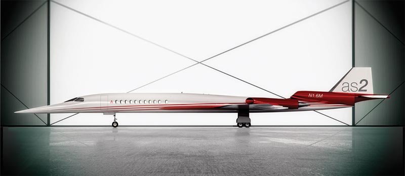 Aerion As2 Supersonic Business Jet 2 Military A4 Photo Print