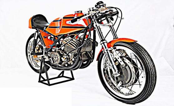 Aermacchi HD250 23 motorbike A4 Photo Print