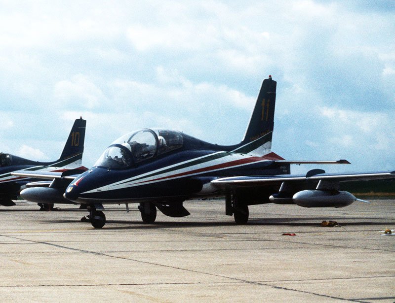 Aermacchi Mb339 4 Military A4 Photo Print