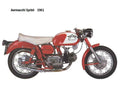 Aermacchi Sprint 1961 motorbike A4 Photo Print