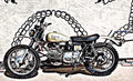 Aermacci Sk350 motorbike A4 Photo Print