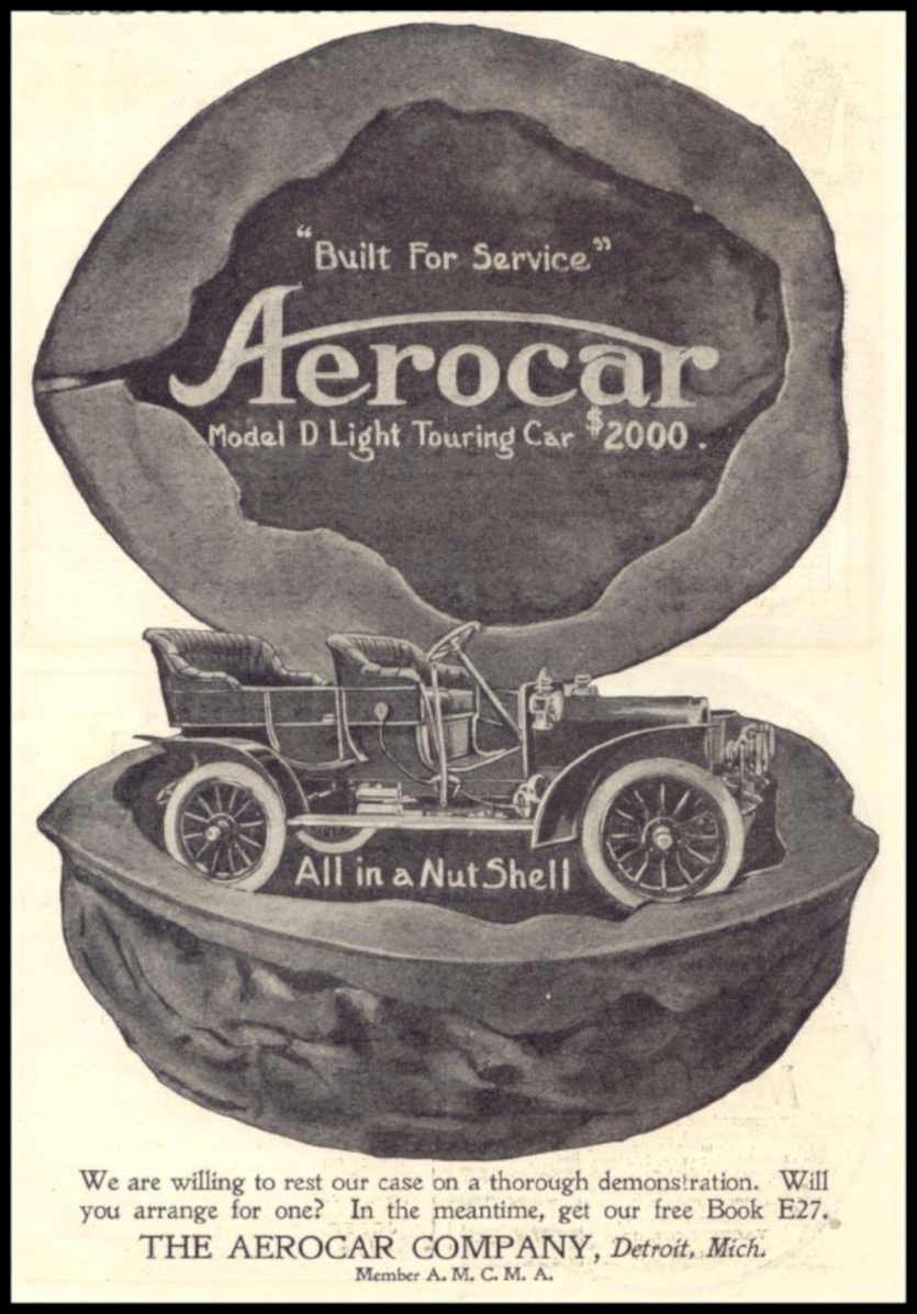 Aerocar Model D 2 Vintage Retro Advert Ads A4 Photo Print