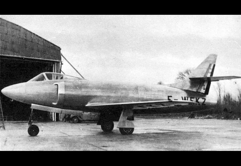 Aerocentre Nc1080 Navy Jet Fighter Prototype France 2 Military A4 Photo Print
