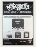 Aerosmith Rocks Concert Vintage Retro Advert Poster A4 Photo Print