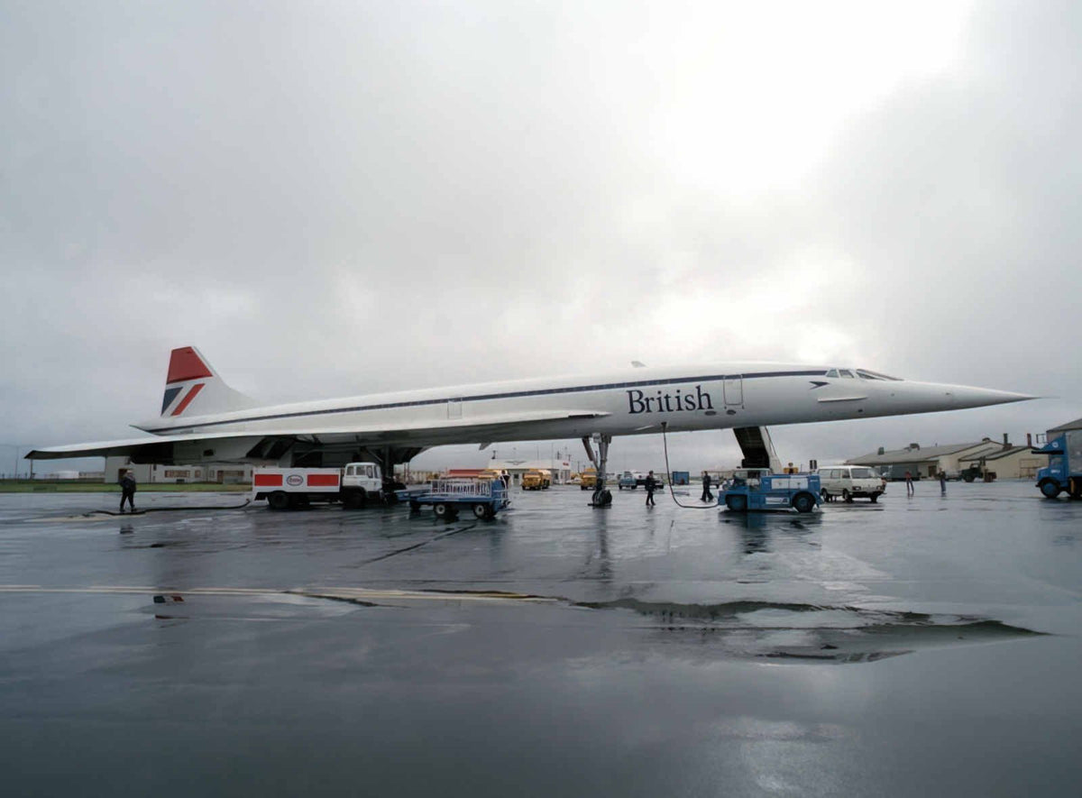 Aerospatiale Bac Concorde 28 (2) Military A4 Photo Print