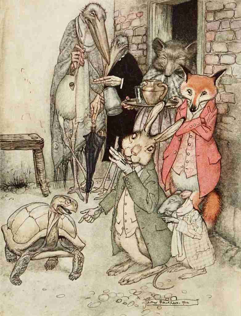 Aesops Fables 1912 1 A4 Photo Print