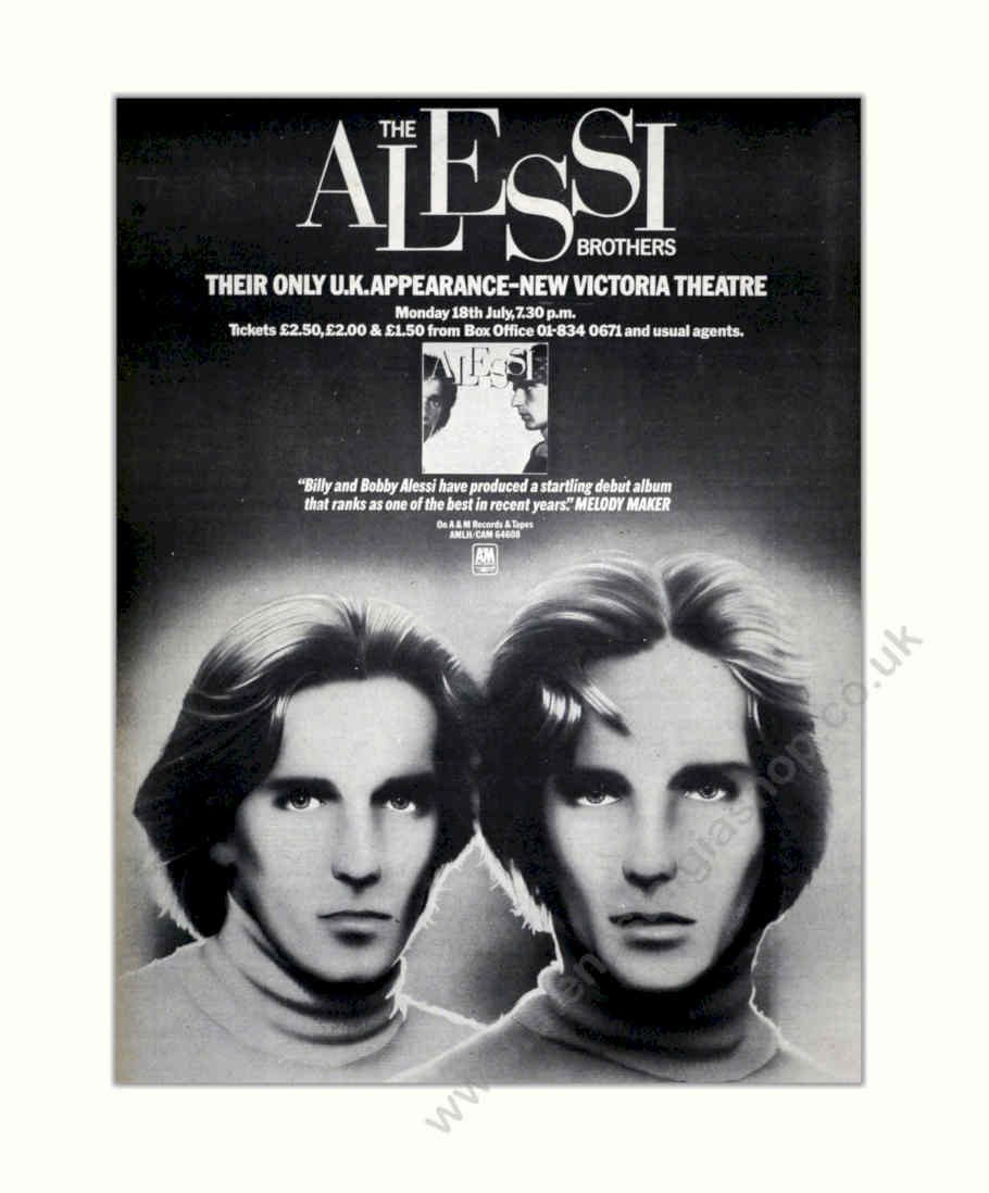 Aessi Brothers Poster Vintage Retro Advert Poster A4 Photo Print