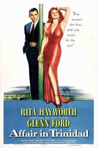  Affair In Trinidad 01 film star poster A4 Photo Print