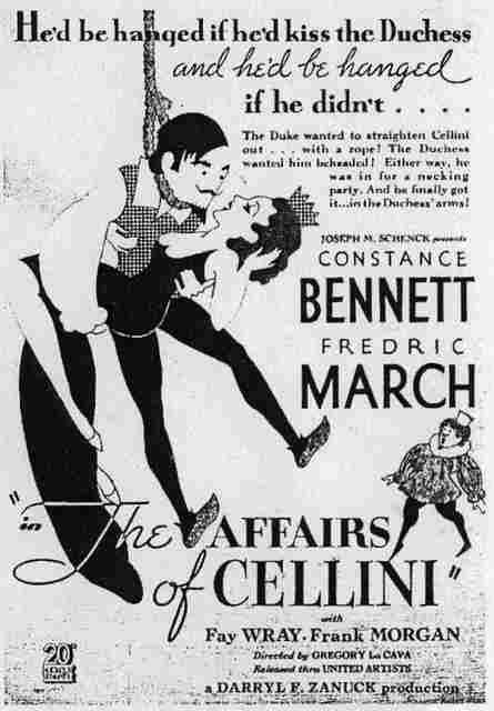 Affairs of Cellini The 01 film star poster A4 Photo Print