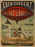 Affiches Americaines Eden concert 1884 A4 Photo Print