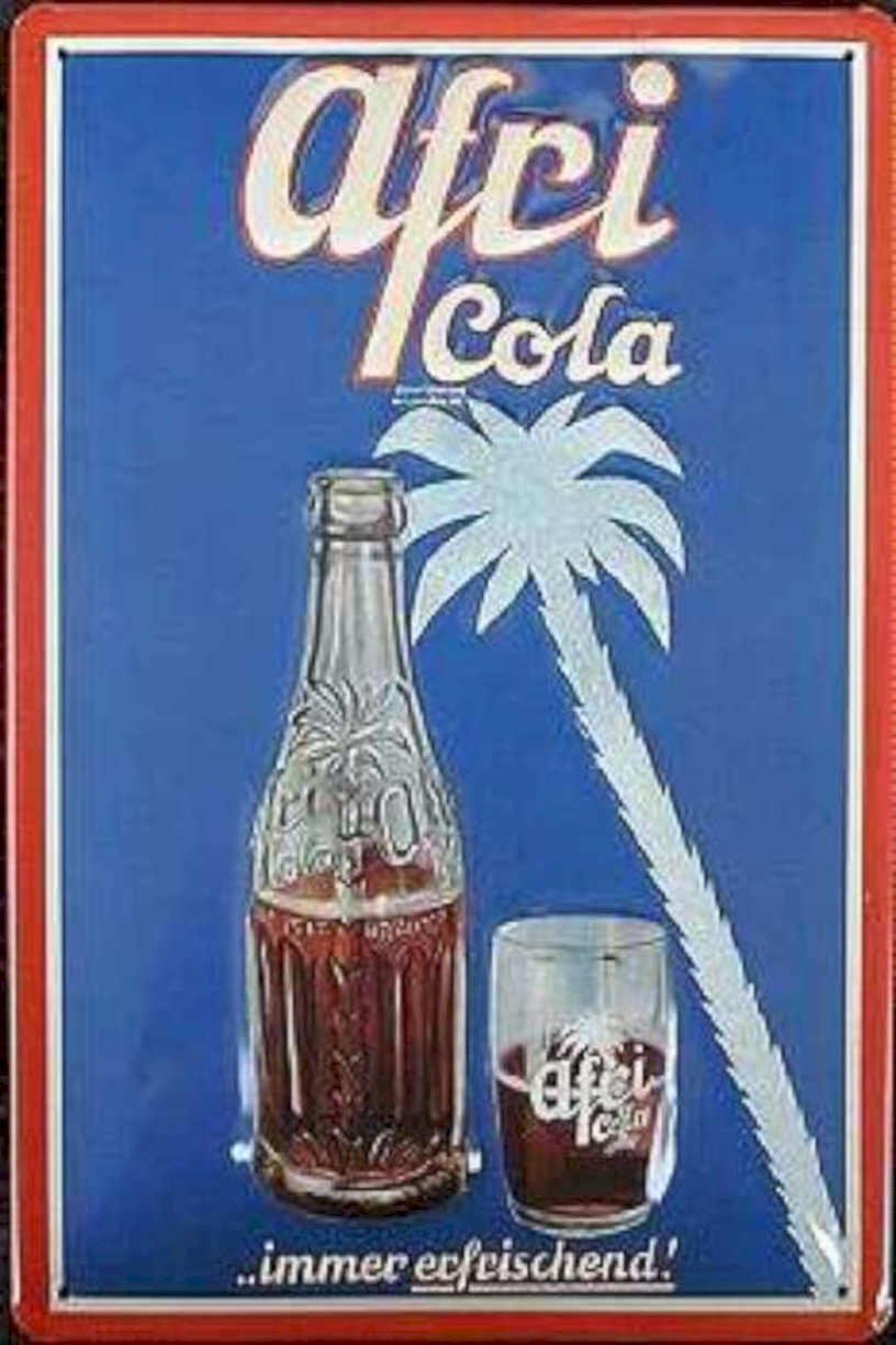Afri Cola Bottle Vintage Retro Advert Ads A4 Photo Print