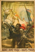 Afrique Coloniales Charge Vintage Retro Advert Poster A4 Photo Print
