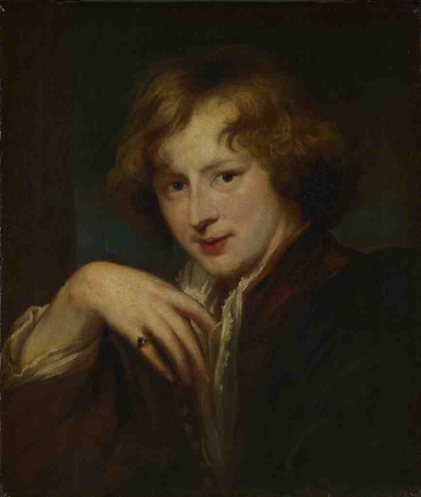 After Anthony van Dyck Portrait of the Artist A4 Photo Print