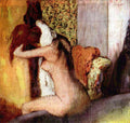 After Bathing 2 Degas A4 Photo Print