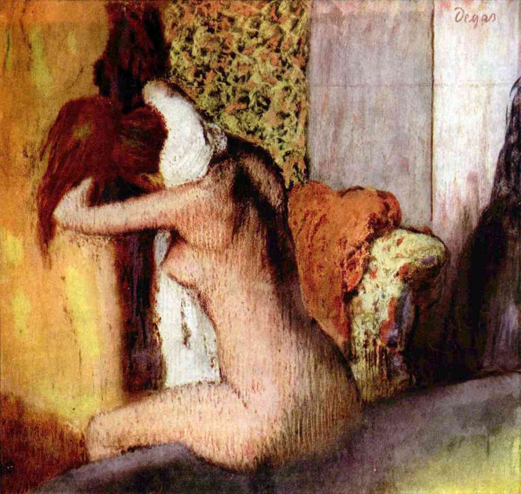After Bathing 2 Degas A4 Photo Print
