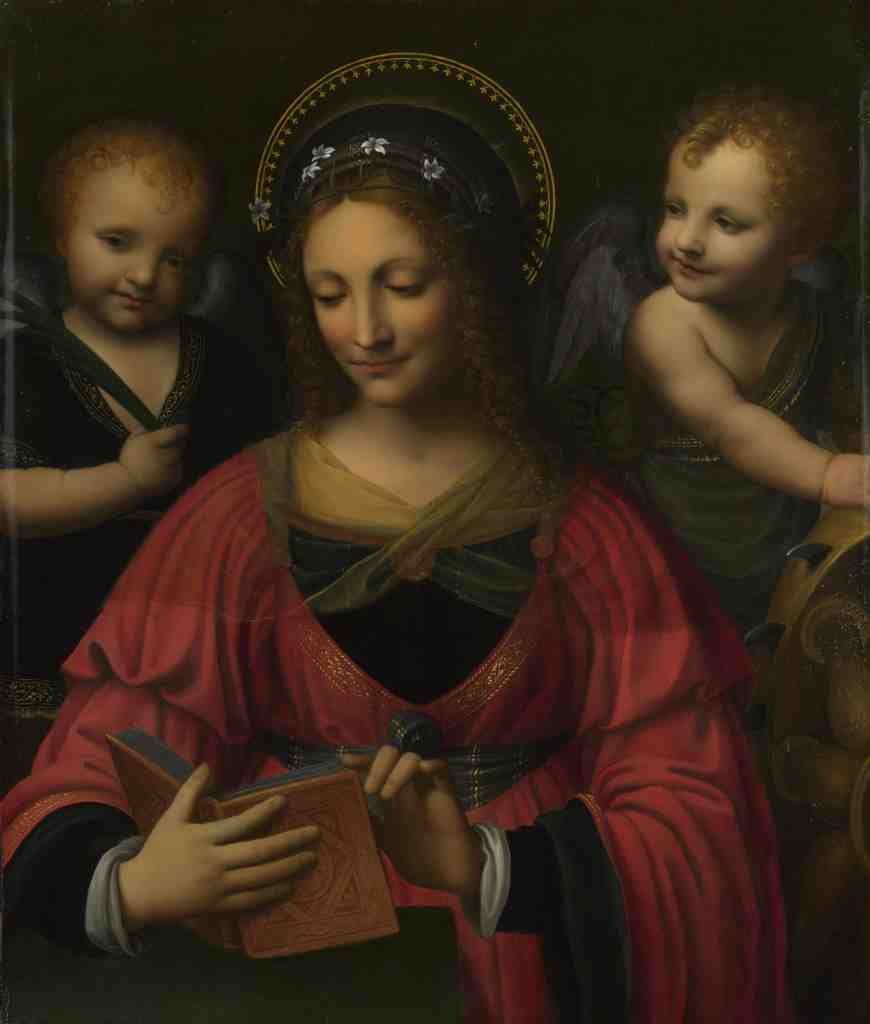 After Bernardino Luini Saint Catherine A4 Photo Print
