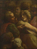 After Correggio Group of Heads 1 A4 Photo Print