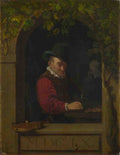 After Frans van Mieris the Elder An Old Fiddler A4 Photo Print
