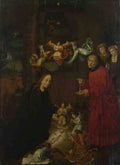 After Hugo van der Goes The Nativity, at Night A4 Photo Print
