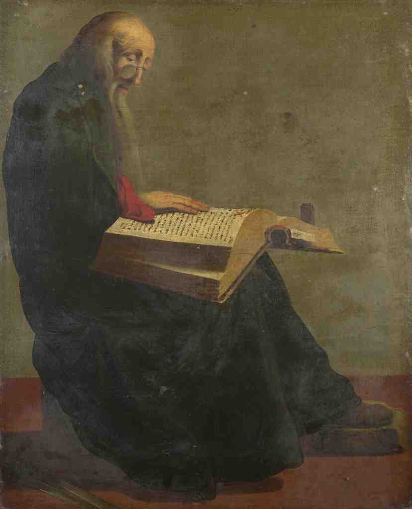 After Jacob de Gheyn III Saint Paul seated reading A4 Photo Print