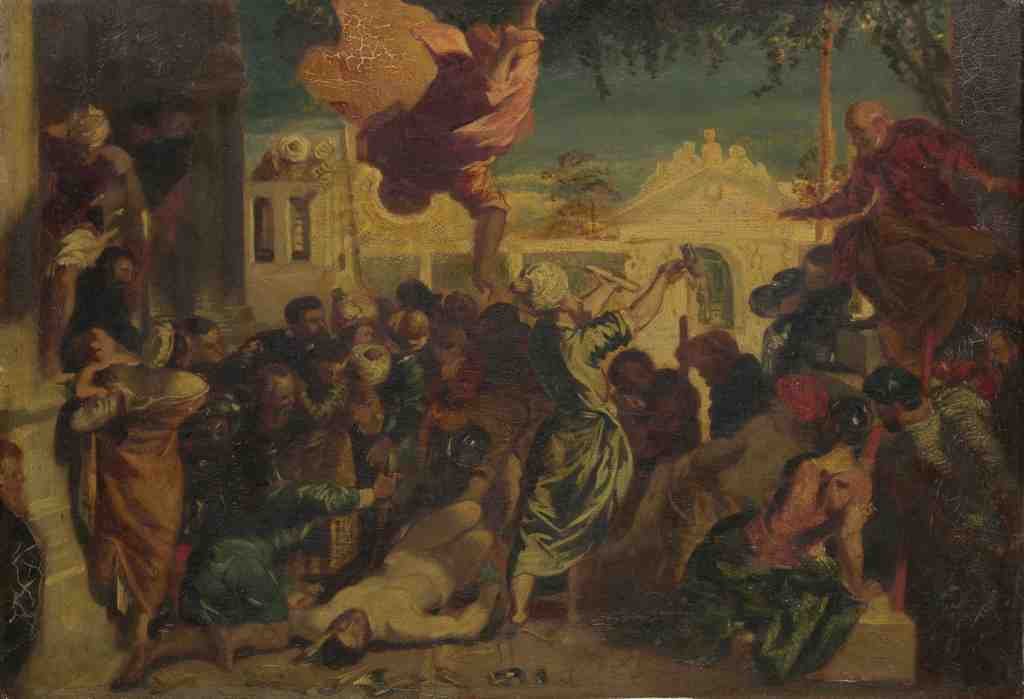 After Jacopo Tintoretto The Miracle of Saint Mark A4 Photo Print