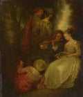 After Jean Antoine Watteau Perfect Harmony A4 Photo Print