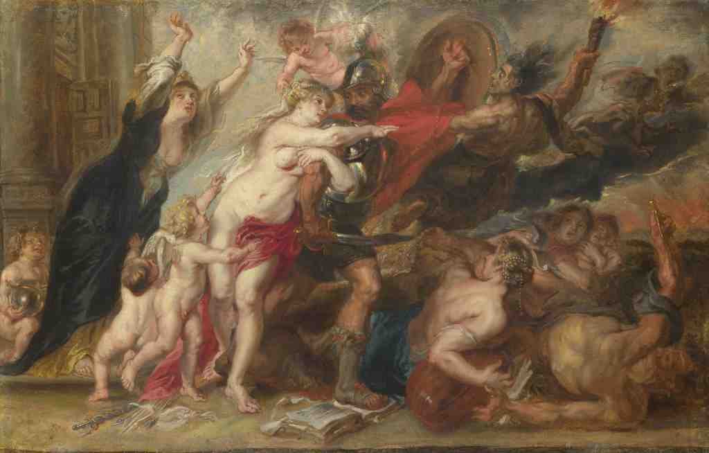 After Peter Paul Rubens The Horrors of War A4 Photo Print