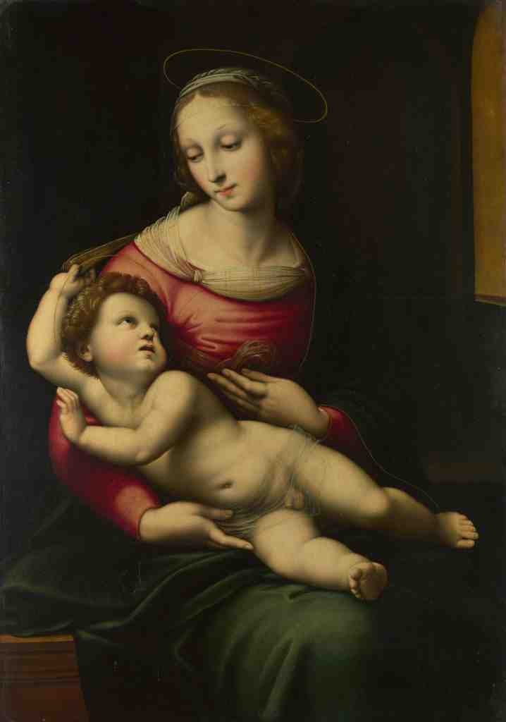 After Raphael The Madonna and Child A4 Photo Print