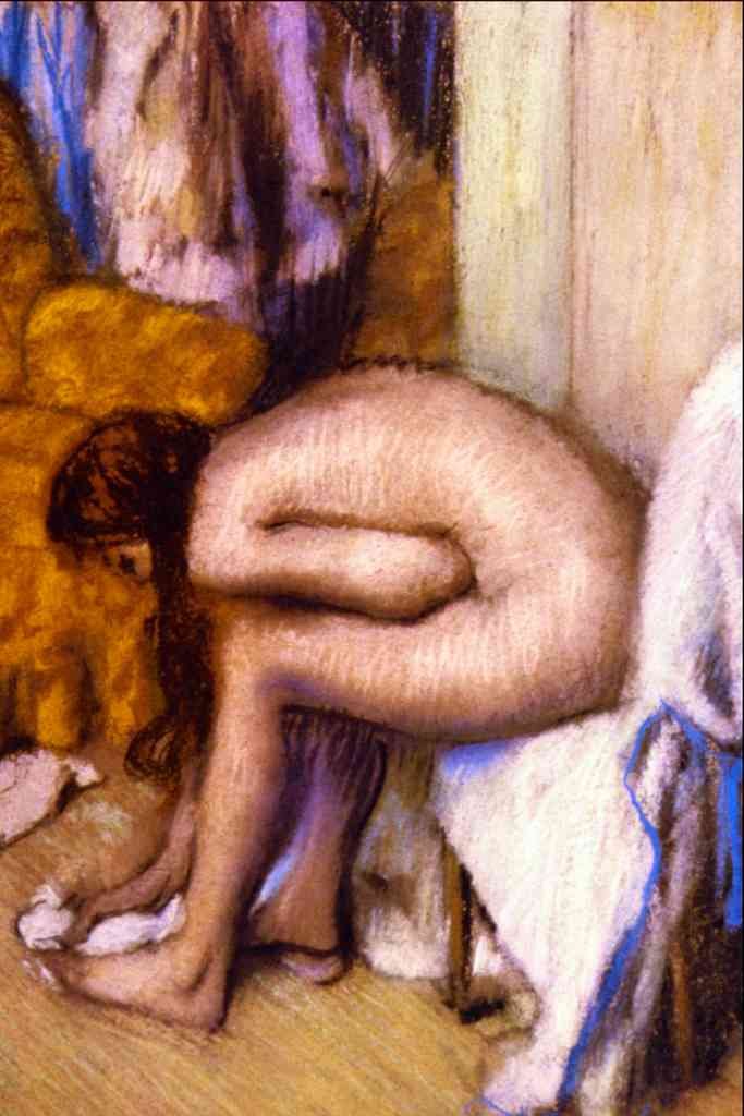 After The Bath Degas Impressionism A4 Photo Print
