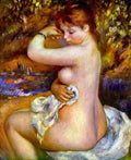 After The Bath Renoir A4 Photo Print