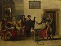 After The Brunswick Monogrammist Itinerant Entertainers in a Brothel A4 Photo Print