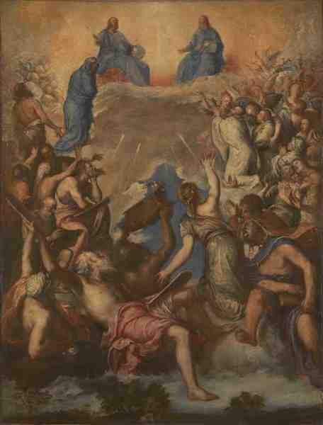 After Titian The Trinity La Gloria) A4 Photo Print