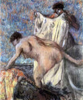 After bathing 3 by Degas A4 Photo Print