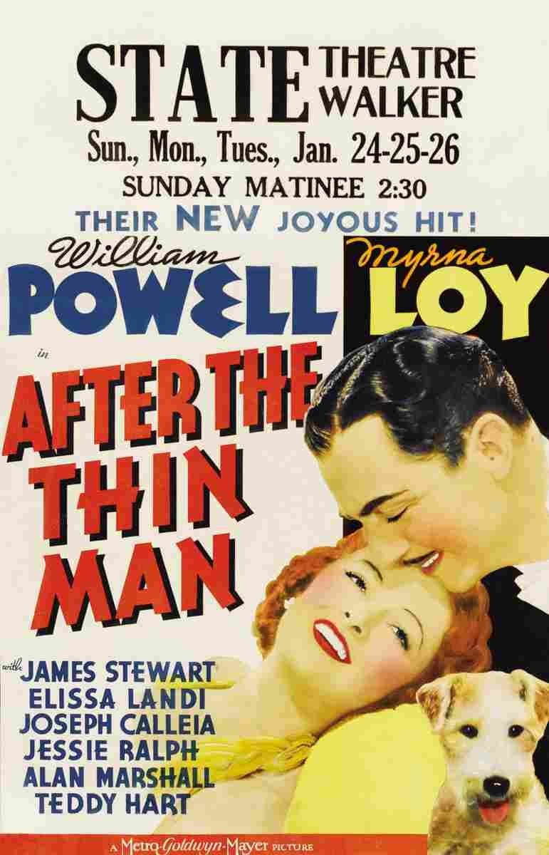 After the Thin Man 03 film star poster A4 Photo Print