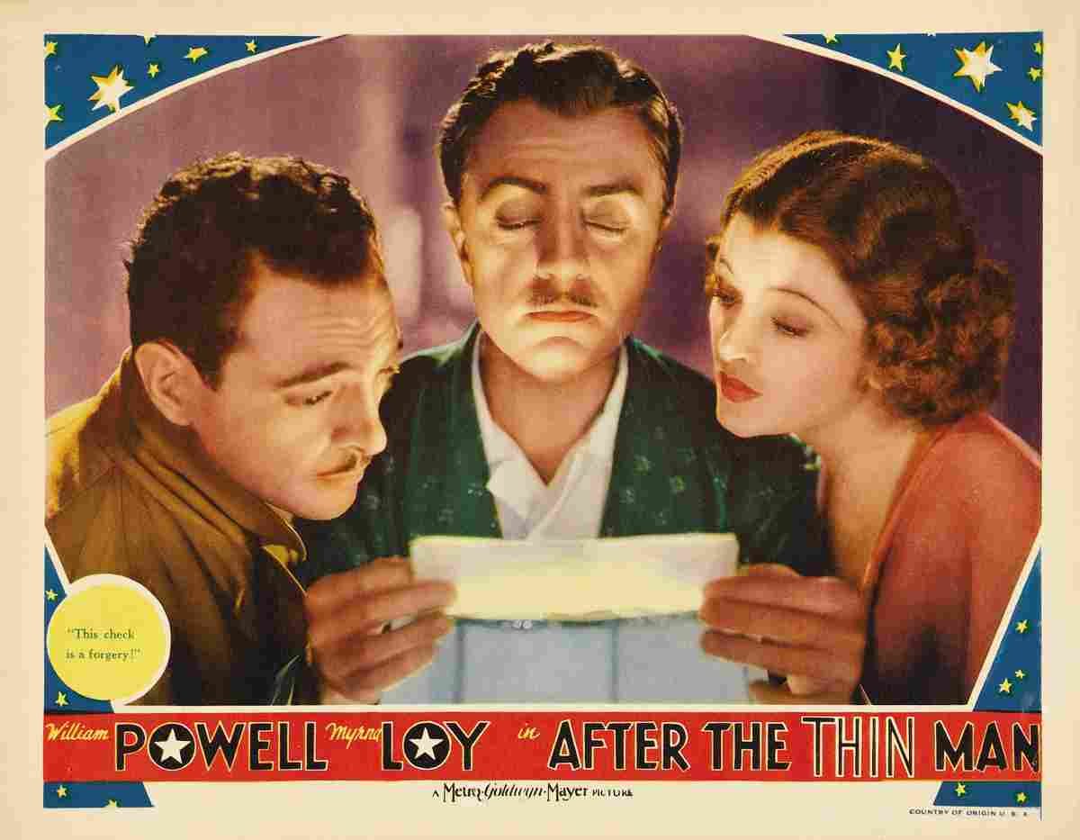 After the Thin Man 05 film star poster A4 Photo Print