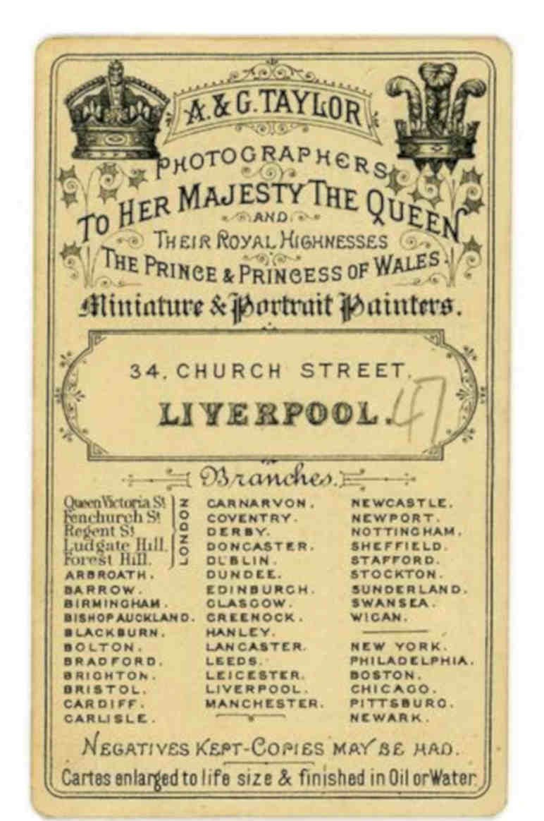 Ag Taylor Photographers Vintage Retro Advert Poster A4 Photo Print