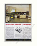 Aga Cooker Kitchen 2 Vintage Retro Advert Poster A4 Photo Print