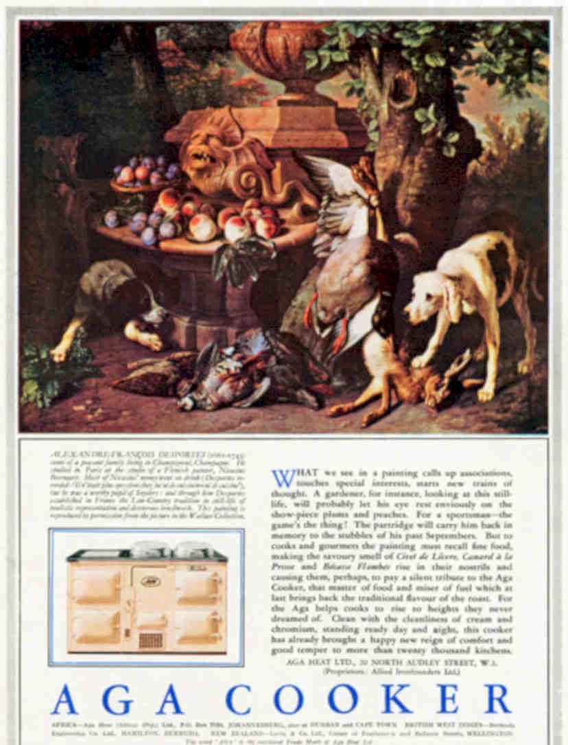 Aga Cooker Still Vintage Retro Advert Poster A4 Photo Print